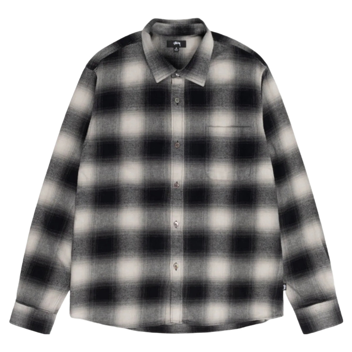 Shop Our Stussy Bay Plaid Shirt - Charcoal Stussy and Get the best